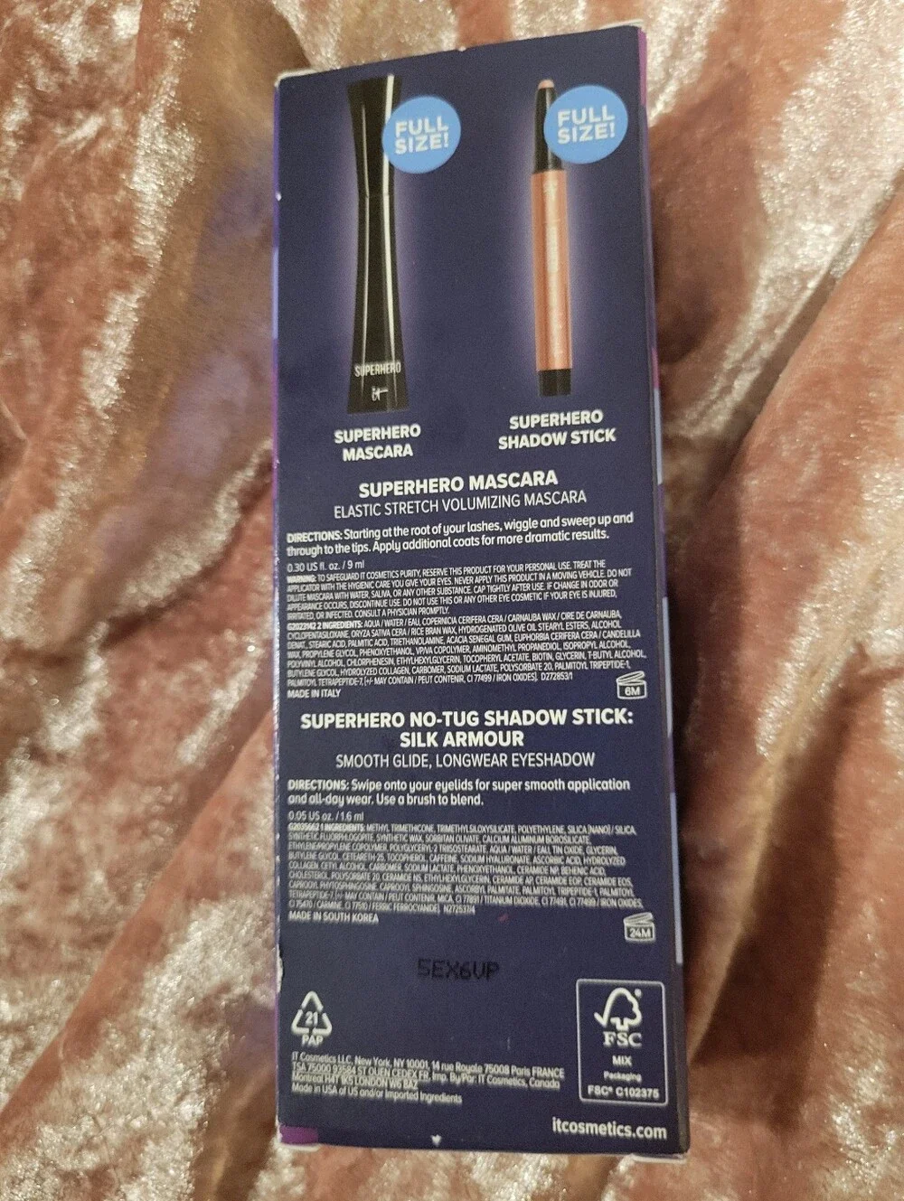 IT Cosmetics Superhero Eye Duo - Black Superhero Mascara & Cream Shadow Stick